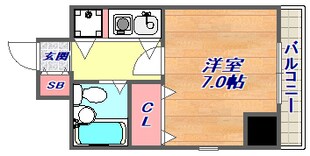 ロマネスク甲南の物件間取画像